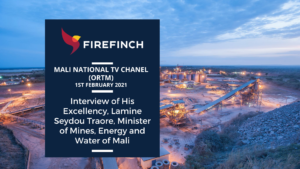 Interview of His Excellency Lamine Seydou Traore, Minister of Mines, Energy and Water of Mali